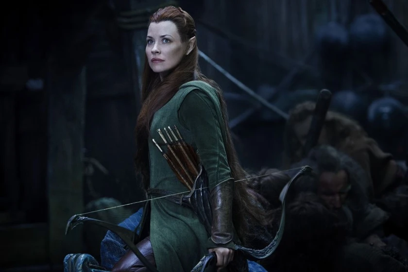 Evangeline Lilly en El Hobbit: La Batalla de los Cinco Ejércitos