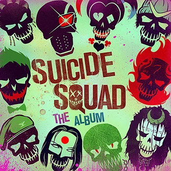 Carátula de la banda de sonido de Escuadrón suicida
