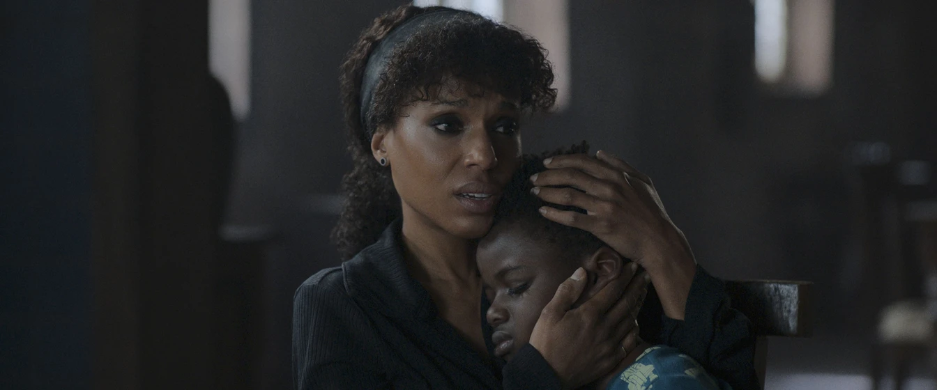 Kerry Washington y Jahleel Kamara en shadow-force