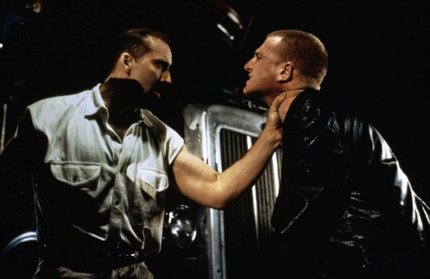 Nicolas Cage y Michael Rapaport en El Sabor de la Muerte