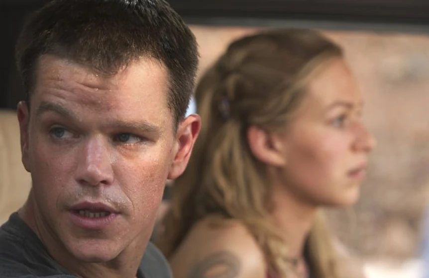 Franka Potente y Matt Damon en el-mito-de-bourne