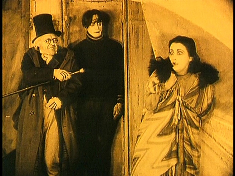Conrad Veidt y Werner Krauss en El Gabinete del Dr. Caligari