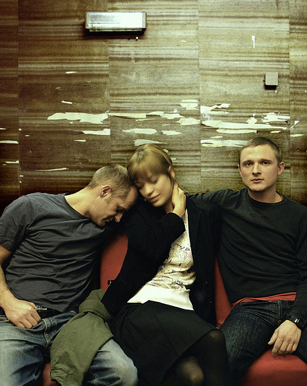 Heike Makatsch, Jürgen Vogel y Florian Lukas en No Songs of Love