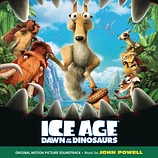 Carátula de la banda de sonido de Ice Age 3: El Origen de los Dinosaurios