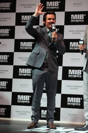 Josh Brolin en Hombres de Negro III (Photocall en Seúl. Mayo 2012)