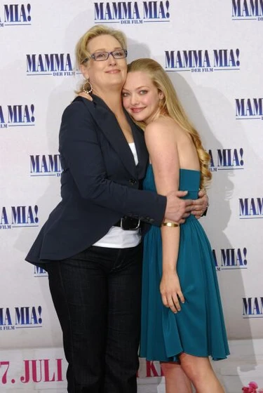 Meryl Streep y Amanda Seyfried en mamma-mia (Photocall en Berlin (Julio 2008))