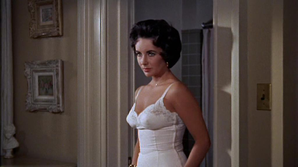 Elizabeth Taylor en La Gata Sobre el Tejado de Zinc