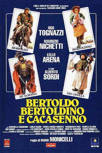 Poster de Bertoldo, Bertoldino e Cacasenno