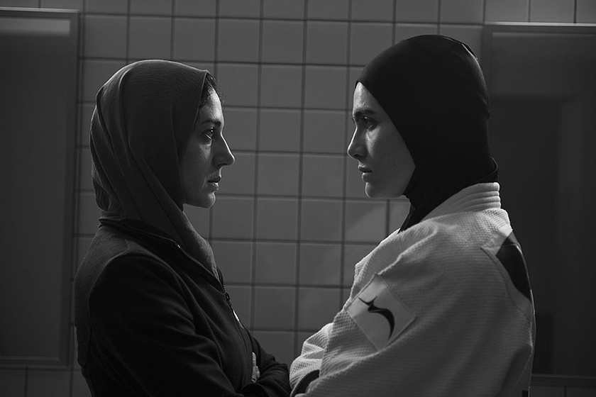 Zahra Amir Ebrahimi y Arienne Mandi en Tatami