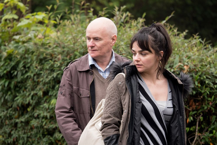 Hayley Squires y Dave Johns en Yo, Daniel Blake