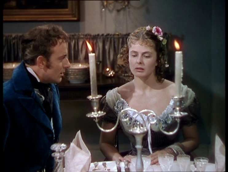 Ingrid Bergman y Michael Wilding en atormentada
