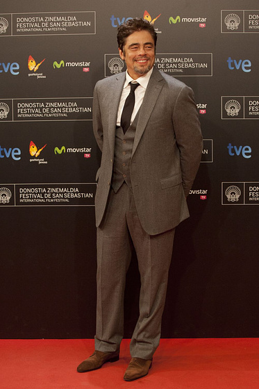 Benicio Del Toro en Escobar: Paraíso perdido (Presentación en San Sebastián. Septiembre 2014)