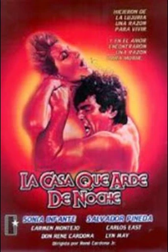 Poster de La Casa que arde de noche