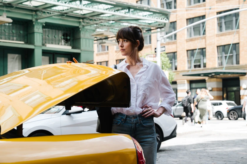 Dakota Johnson en materialistas