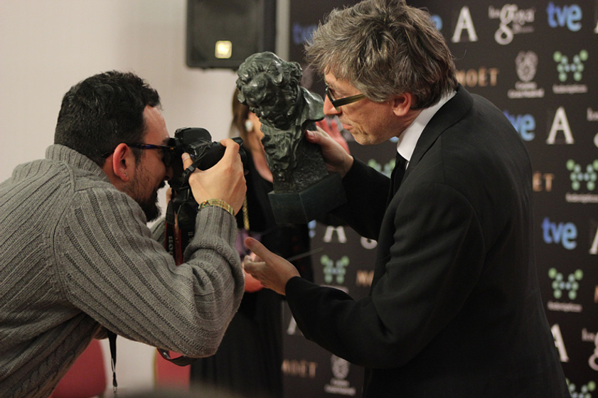 David Trueba en Vivir es Fácil con los Ojos Cerrados (Premios Goya 2014)