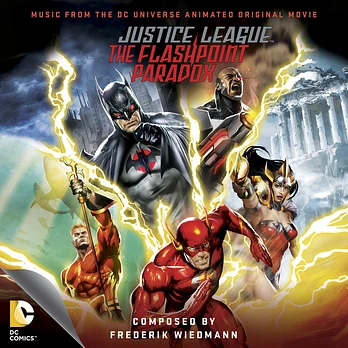 Carátula de la banda de sonido de Justice League: The Flashpoint Paradox