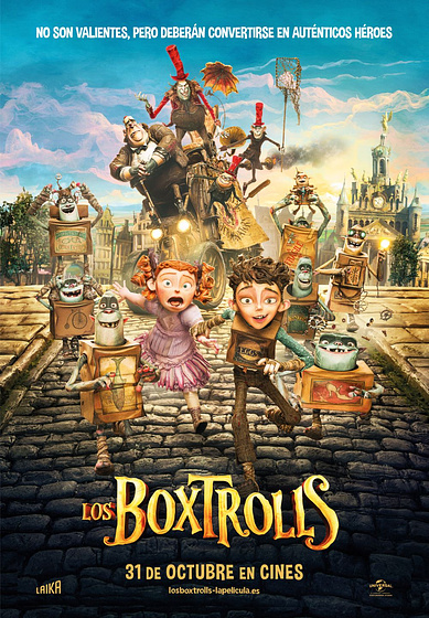 Imagen de Los Boxtrolls (Cartel final español)
