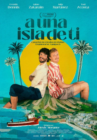Imagen de a-una-isla-de-ti (Cartel)