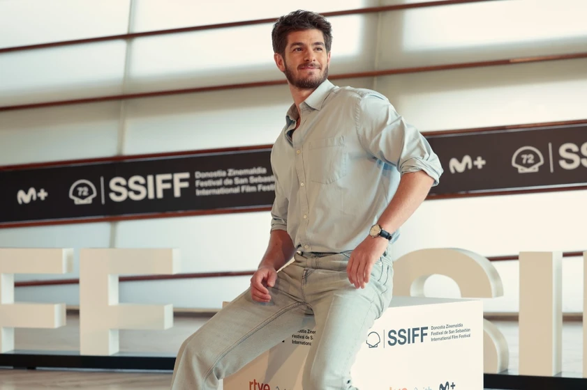 Andrew Garfield en Vivir el Momento (Festival de San Sebastián. Septiembre 2024)