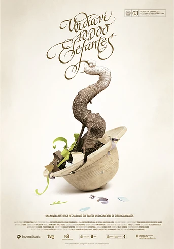 Poster de Un día vi 10.000 elefantes