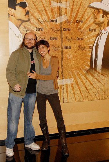 Elena Anaya y Santiago Segura en Rudo y Cursi (Photocall en Madrid. Abril 2009)