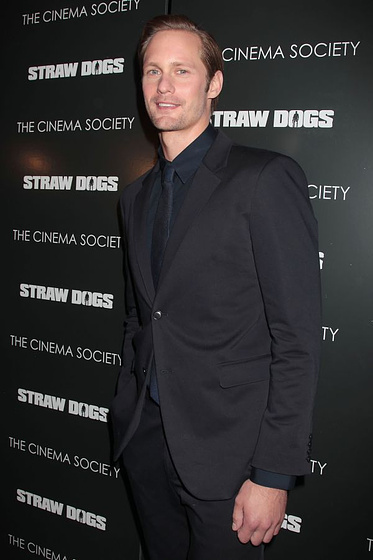 Alexander Skarsgård en Perros de paja (Premiere en New York. Septiembre 2011)