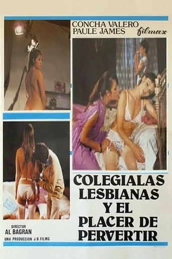 Poster de Colegialas lesbianas y el placer de pervertir
