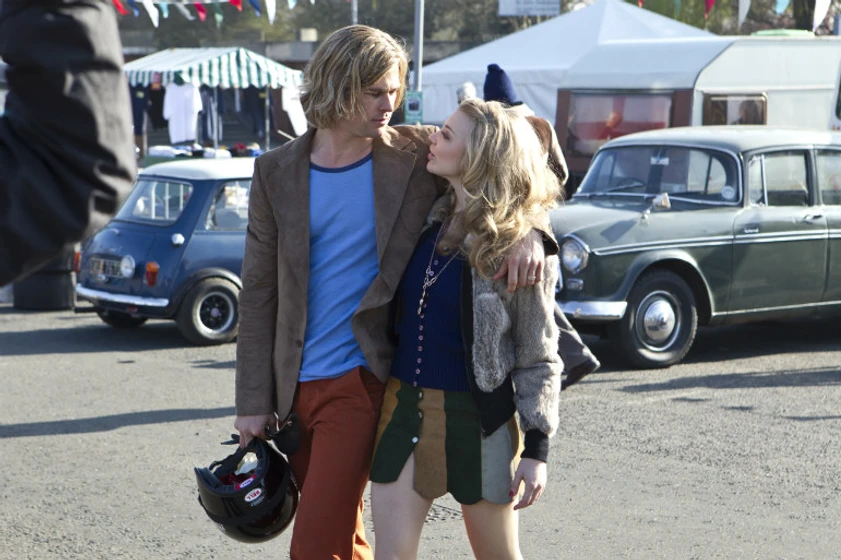 Olivia Wilde y Chris Hemsworth en rush