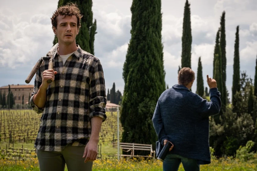 Micheál Richardson en una-villa-en-la-toscana
