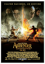 poster of movie Airbender. El último guerrero