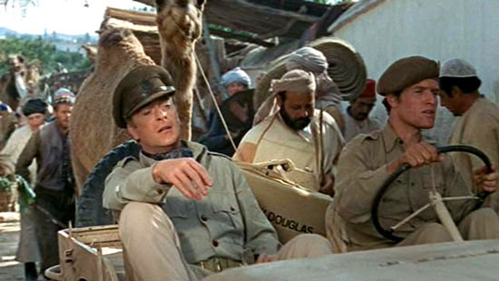 Michael Caine en Mercenarios sin Gloria