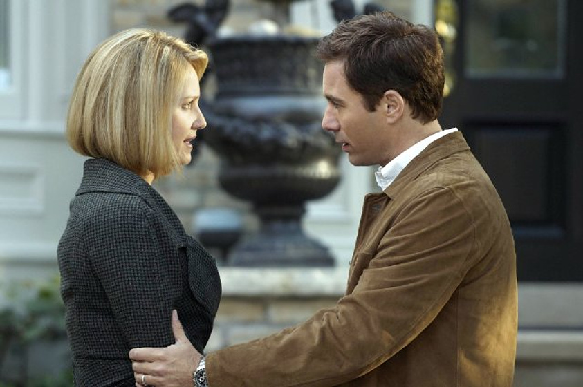 Eric McCormack y Sherry Stringfield en ¿Quién es Clark Rockefeller?