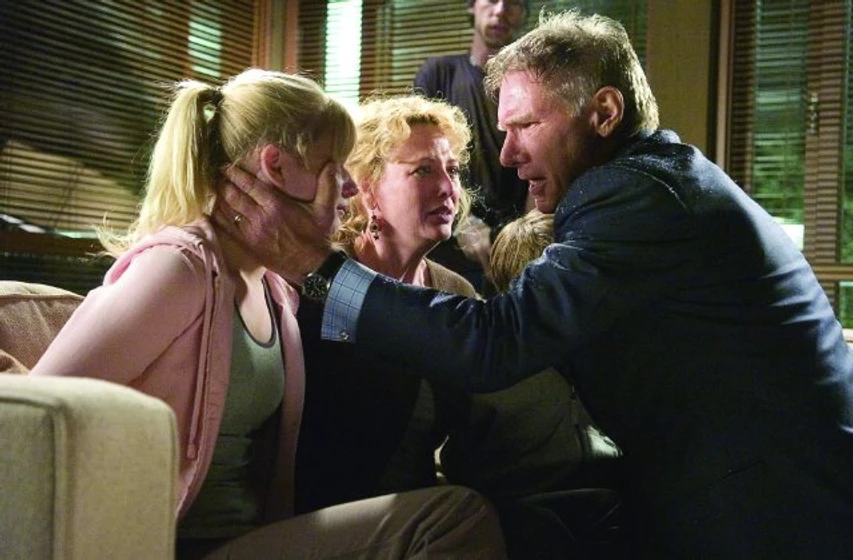 Harrison Ford y Virginia Madsen en firewall
