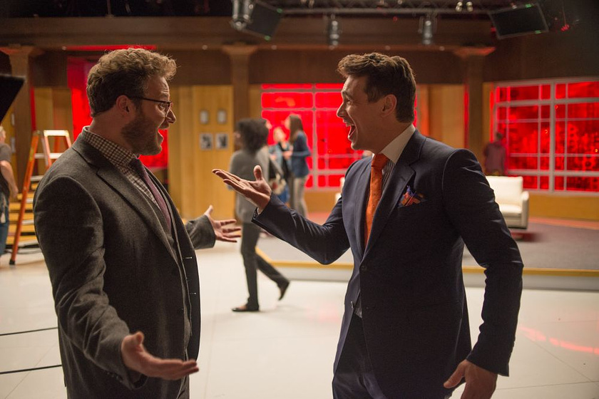 James Franco y Seth Rogen en The Interview