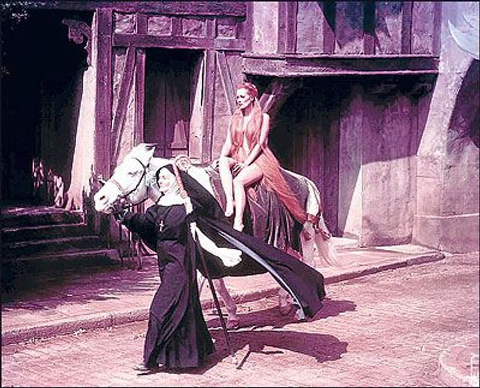 Maureen O'Hara en Lady Godiva