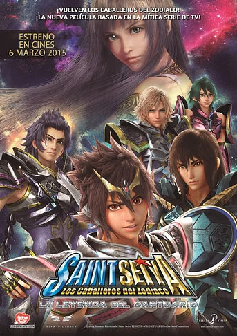 Poster de Los Caballeros del zodiaco. La Leyenda del santuario