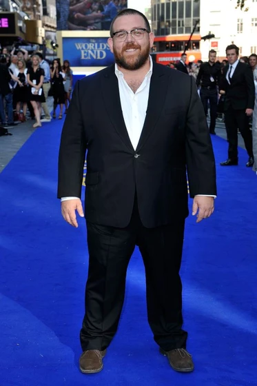 Nick Frost en Bienvenidos al fin del mundo (Premiere en Londres. Julio 2013)