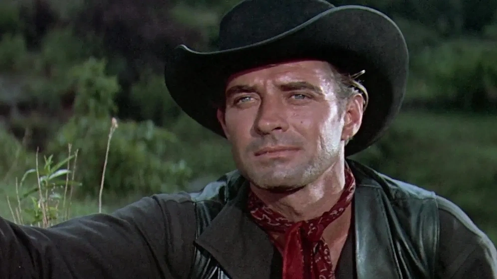 Jock Mahoney en El Último Pistolero de la Frontera