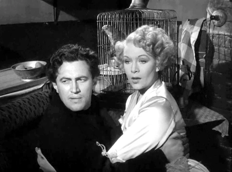John McCallum y Jean Kent en una-mujer-en-entredicho