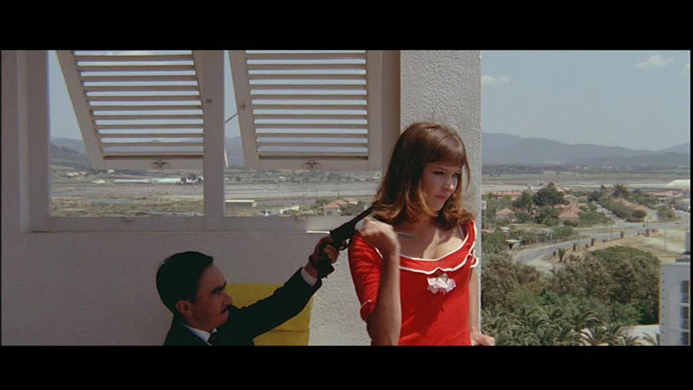 Anna Karina en pierrot-el-loco