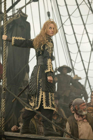 Keira Knightley en Piratas del Caribe: En el Fin del Mundo