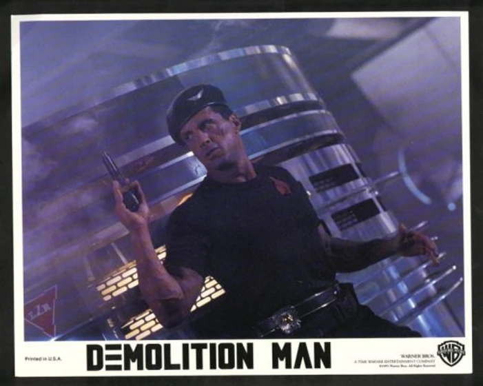 Sylvester Stallone en demolition-man (Fotograma)