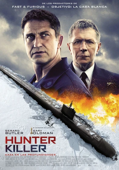 Imagen de hunter-killer (Cartel español)