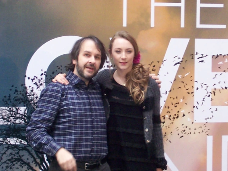 Peter Jackson y Saoirse Ronan en the-lovely-bones (Promoción en Madrid (1-12-09))