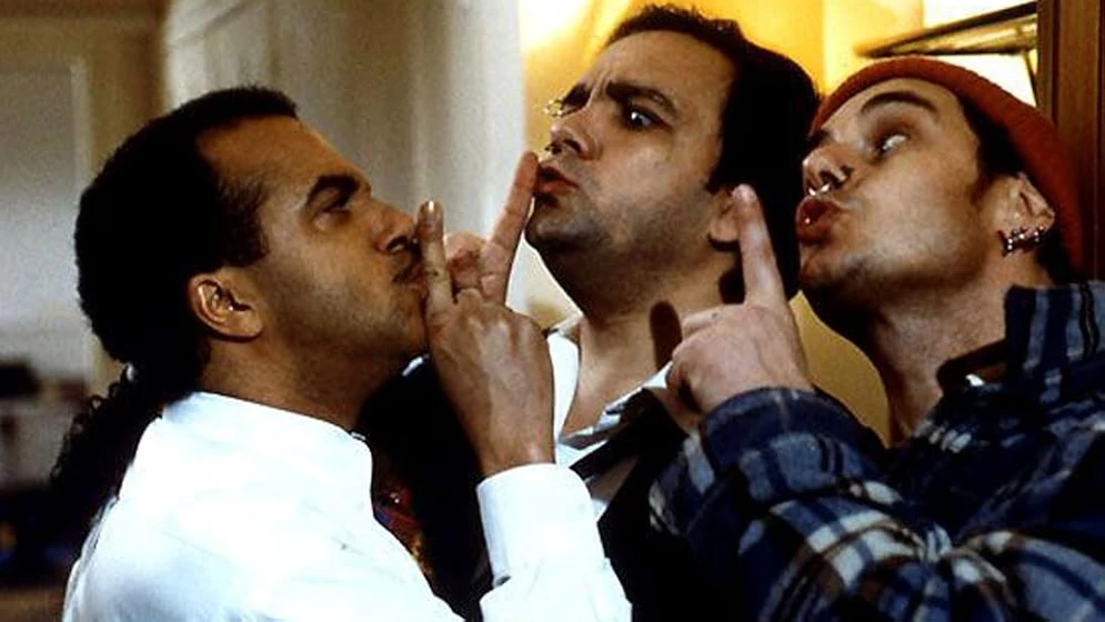 Pascal Légitimus, Didier Bourdon y Bernard Campan en tres-hermanos-y-una-herencia-1995