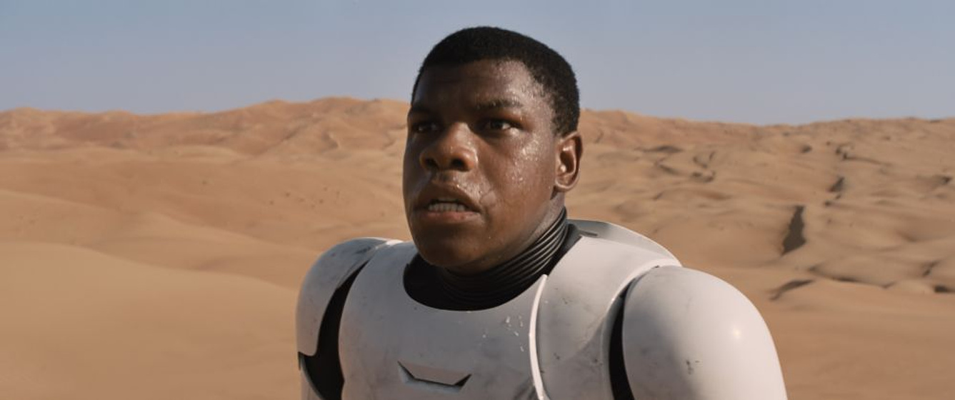 John Boyega en Star Wars: Episodio VII. El Despertar de la Fuerza