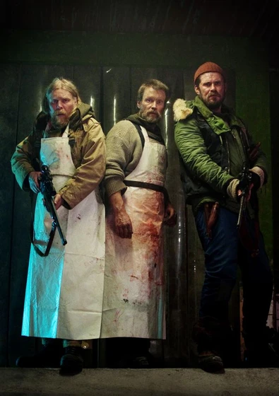 Tommi Korpela, Jorma Tommila y Rauno Juvonen en rare-exports-un-cuento-gamberro-de-navidad