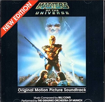 Carátula de la banda de sonido de Masters del Universo
