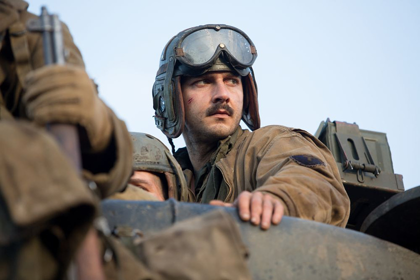 Shia LaBeouf en Corazones de acero