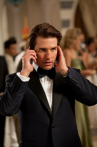 Tom Cruise en Misión: Imposible. Protocolo fantasma